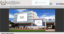 Desktop Screenshot of marksgrandeurhotel.com